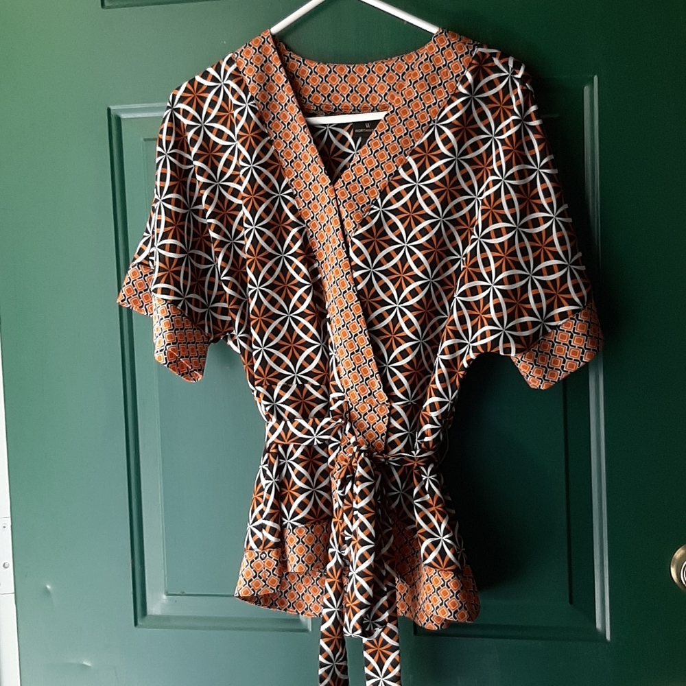 Kimono style womens top